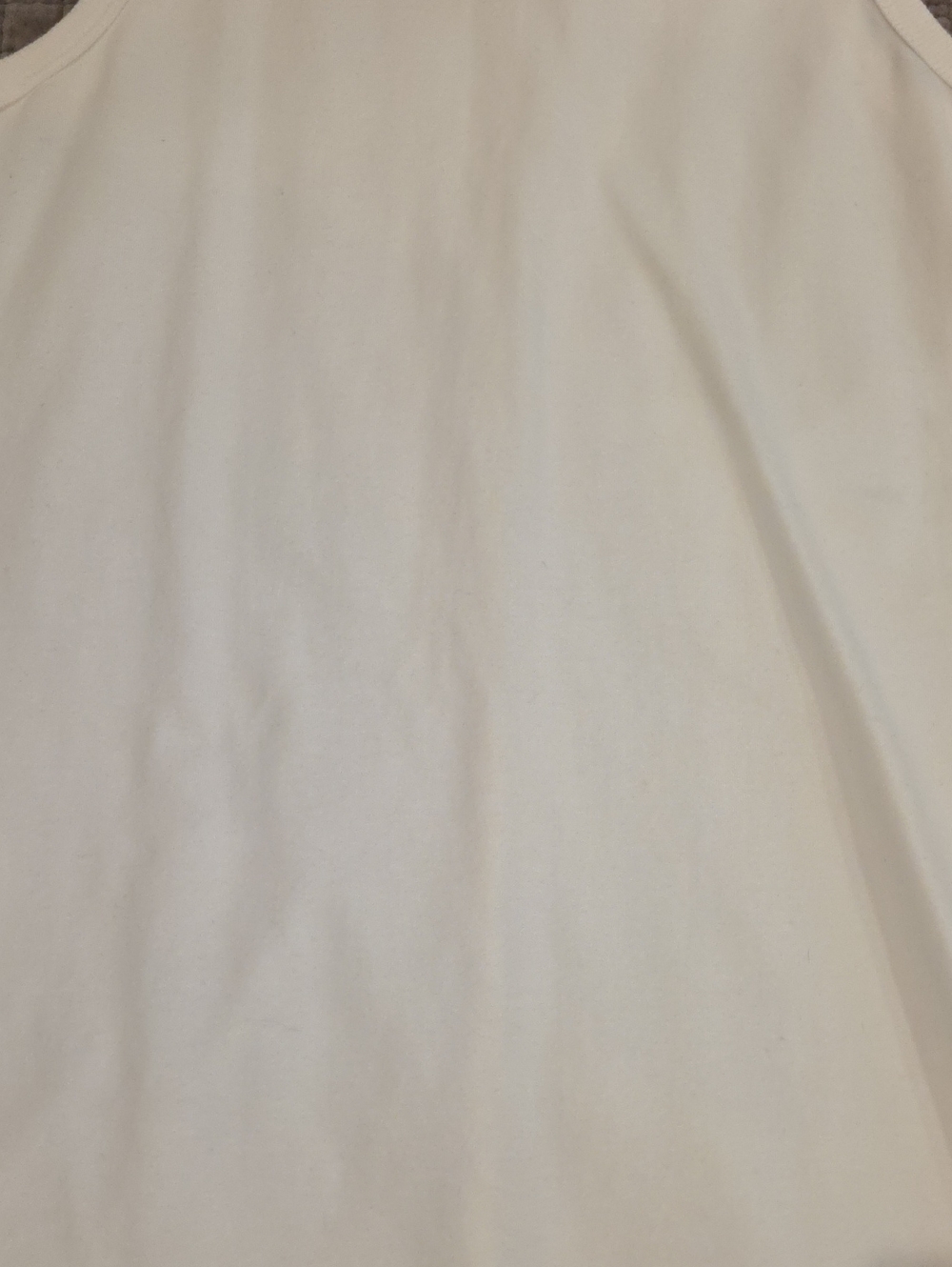 White Ribbed Tank Top - Picture 2 of 4